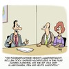 Cartoon: Langfristigkeit!! (small) by Karsten Schley tagged langfristigkeit,nachhaltigkeit,wirtschaft,business,jobs,arbeit,arbeitgeber,arbeitnehmer,strategie