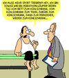 Cartoon: Marathon-Mann (small) by Karsten Schley tagged gesundheit,sport,ernährung,übergewicht,fettleibigkeit,gesellschaft,deutschland