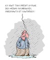 Cartoon: Medias en esclavage (small) by Karsten Schley tagged medias,gouvernement,independance,conspirations,democratie,politique