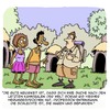 Cartoon: NEUIGKEITEN!! (small) by Karsten Schley tagged anthropologie,wissenschaft,naturkunde,natur,regenwald,naturvölker,ernährung,kultur