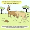 Cartoon: Neulich in der Natur... (small) by Karsten Schley tagged natur,afrika,wildnis,tiere,wildtiere,savanne,löwen,antilopen
