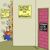 Cartoon: Notausgang (small) by Karsten Schley tagged arbeit,arbeitnehmer,arbeitgeber,humor,scherze,scherzartikel,arbeitssicherheit,arbeitsunfälle,gesundheit