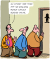 Cartoon: Online (small) by Karsten Schley tagged computer,technik,business,online,shopping,ecommerce,wirtschaft,verdauung,gesellschaft