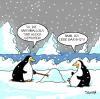 Cartoon: Pinguin Bar-B-Q (small) by Karsten Schley tagged ernährung tiere natur marshmallows fastfood