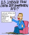 Cartoon: Positiv!! (small) by Karsten Schley tagged afd,politik,homophobie,homosexualität,rechtsextremismus,populismus,alice,weidel,gesellschaft,deutschland,wahlen,opportunismus,demokratie