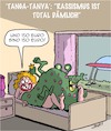 Cartoon: Rassismus (small) by Karsten Schley tagged science,fiction,aliens,sex,jobs,frauen,raumfahrt,rassismus,politik,gesellschaft