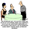 Cartoon: Restaurant (small) by Karsten Schley tagged gastronomie,restaurants,snobs,essen,ernährung,geld,kochen,koch,business