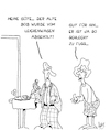 Cartoon: Schlecht zu Fuß (small) by Karsten Schley tagged alter,beziehungen,freundschaft,leben,tod,ehe,familie,natur,gesellschaft,jobs