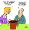 Cartoon: Simulanten-Pflanze (small) by Karsten Schley tagged natur,garten,pflanzen,männer,frauen,umwelt,umweltschutz