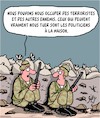 Cartoon: Soldats (small) by Karsten Schley tagged militaire,soldats,politique,politiciens,guerre,medias,societe