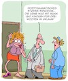 Cartoon: Stress pur! (small) by Karsten Schley tagged familie,kinder,ehe,beziehungen,ärzte,patienten,männer,frauen,urlaub,stress,gesellschaft