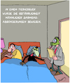 Cartoon: Tierversuch (small) by Karsten Schley tagged tierversuche,abgase,autohersteller,wissenschaft,ethik,business,wirtschaft,gesellschaft,deutschland