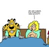 Cartoon: Tiger (small) by Karsten Schley tagged women,men,celebs,animals,sex