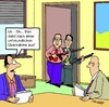 Cartoon: Unfreundliche Übernahme (small) by Karsten Schley tagged wirtschaft,finanzen,geld,gesellschaft,übernahme,fusion
