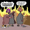 Cartoon: VERFLUCHT!!! (small) by Karsten Schley tagged kinder,jugend,eltern,familie,teufel,hölle,religion,sprache,fluchen,schimpfworte,launen