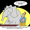 Cartoon: Wahrheit (small) by Karsten Schley tagged polizei,kriminalität,justiz,gerechtigkeit,gesellschaft,verhör,tiere,elefanten