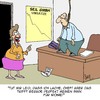 Cartoon: Witzbold bis zuletzt (small) by Karsten Schley tagged wirtschaft,business,umsätze,umsatzrückgang,finanzkrise,wirtschaftskrise,pleite,arbeitgeber,arbeitnehmer,selbstmord,humor,ironie