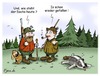Cartoon: Wald-Börsianer (small) by Egero tagged börse,egero