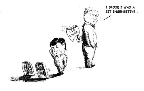 Cartoon: The Hatchet Job (medium) by urbanmonk tagged politics
