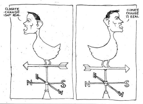 Cartoon: The Weather Vane (medium) by urbanmonk tagged politics