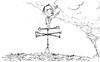 Cartoon: The Weather Vane (small) by urbanmonk tagged politics