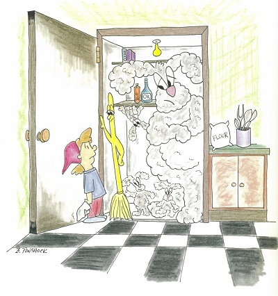 Cartoon: Spring Cleaning (medium) by Brian Ponshock tagged cleaning