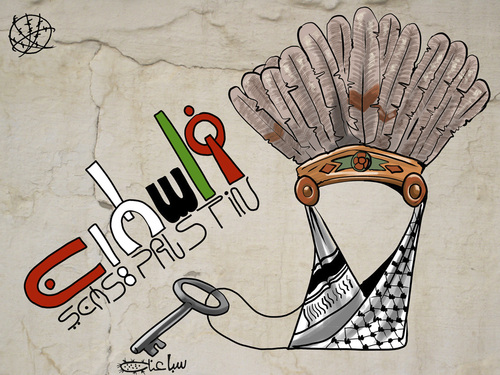 Cartoon: Freedom... (medium) by sabaaneh tagged palestine