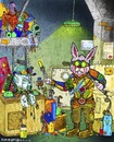 Cartoon: i_rabbit (small) by kahramankilic tagged kahramankilic
