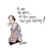 Cartoon: Depression (small) by John Meaney tagged life,depression,boring