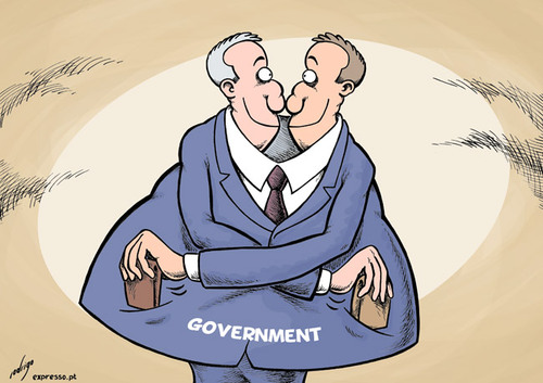 Cartoon: State redundancy (medium) by rodrigo tagged state,government,redundancy,secretary,cabinet,administration,bureaucracy,corruption,financial,crime,bribe