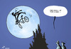 Cartoon: Armstrong - the cycling ET (small) by rodrigo tagged cycling,et,doping,usa,us,armstrong,lance,neil,moon,court,scandal,postal