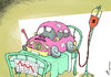 Cartoon: Auto industry crisis (small) by rodrigo tagged auto car industry crisis automobile recession layoff
