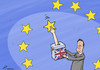 Cartoon: Cameuron (small) by rodrigo tagged europe,united,kingdom,uk,david,cameron,referendum,british,great,britain