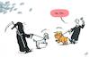 Cartoon: Caninepaign (small) by rodrigo tagged usa,president,election,biden,trump,america,democrat,republican,candidates,vote,campaign,polls,forecast,politics,ballots,justice,age,trial,populism,corruption