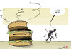 Cartoon: China meat scandal (small) by rodrigo tagged china expired meat scandal shanghai husi food mcdonalds pizza hut burger king starbucks kfc