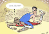 Cartoon: Dynamitt Romney (small) by rodrigo tagged mitt,romney,barack,obama,presidential,election,debate,us,usa,united,states,campaign