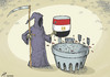 Cartoon: Egyptian footballocaust (small) by rodrigo tagged egypt,football,stadium,clash,violence,revolution,democracy