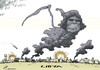 Cartoon: Kadhafi is not dead (small) by rodrigo tagged libya,violence,combats,army,muammar,gaddafi,tripoli,benghazi
