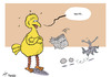 Cartoon: New bird flu panic (small) by rodrigo tagged asia,china,bird,flu,h7n9,virus,death,health,outbreak