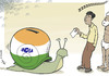 Cartoon: Snailections (small) by rodrigo tagged india elections voting people population campaign