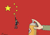 Cartoon: The inconvenient Chen Guangcheng (small) by rodrigo tagged chen,guangcheng,china,activist,blind,freedom,democracy,repression,political
