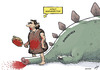Cartoon: Troglodyctatorship (small) by rodrigo tagged syria,president,bashar,al,assad,bloodshed,killing,people,freedom,massacre
