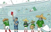 Cartoon: World Narcup (small) by rodrigo tagged mexico,cartel,drug,violence,elmencho,police,military,operation,narcotraffic,security,fifa,worldcup,fifaworldcup,football,sport,drugs,international,politics,usa,jalisco,guadalajara