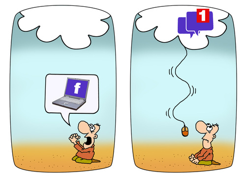 Cartoon: FB (medium) by Svetlin Stefanov tagged facebook