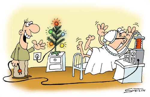Cartoon: merry christmas (medium) by Svetlin Stefanov tagged merry,christmas