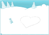 Cartoon: Schneehasen (small) by Yavou tagged schneehasen,hasen,schnee,winter,herz,liebe,bunnies,snow,rabbits,love,karnickel,kaninchen,easter,ostern,yavou,cartoon