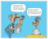 Cartoon: Bockbier (small) by Mittitom tagged bock,bockbiet,kellner,gast,bestellung,bier
