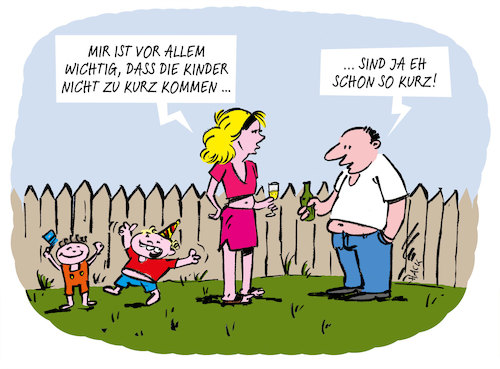 Cartoon: Kleine Menschen (medium) by ichglaubeshackt tagged kinder,eltern,erdenbürger