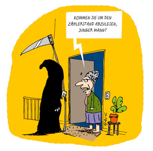Cartoon: Zählerstand (medium) by ichglaubeshackt tagged tod,sensenmann,zählerstand