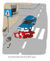 Cartoon: Rotkäppchen (small) by ichglaubeshackt tagged rotkäppchen märchen golf auto autounfall